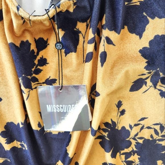 Velvet Spaghetti  Strap bodycon Mini Dress - Picture 4 of 5